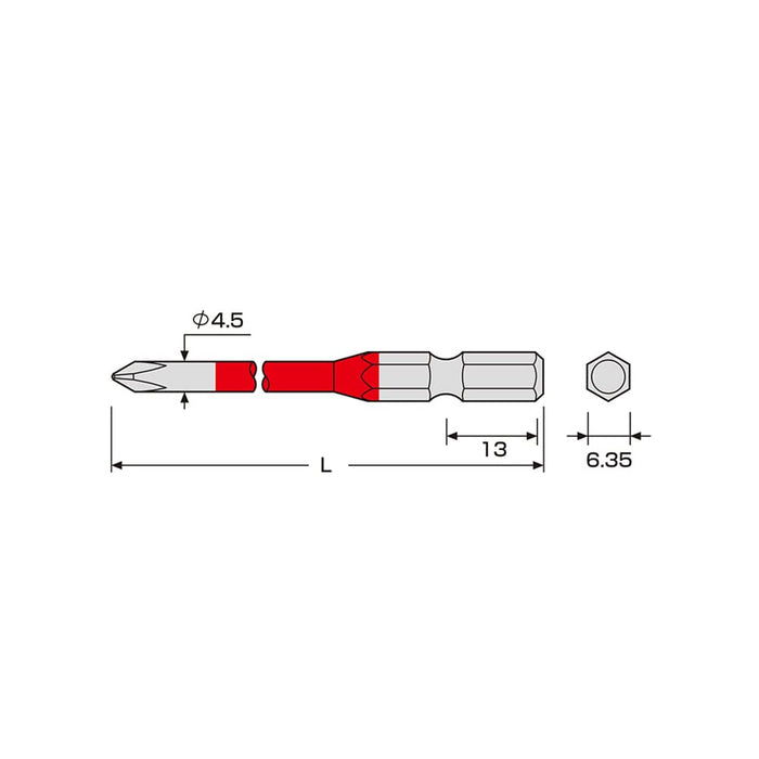 Anex 工具附件钻头步骤 +1X100 2 件套 - 彩色系列 ACMD-1100