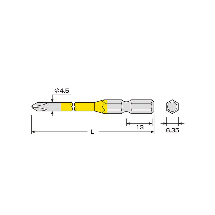 Anex 10-Piece Stepped Color Bit Set +2X100 AC-16M