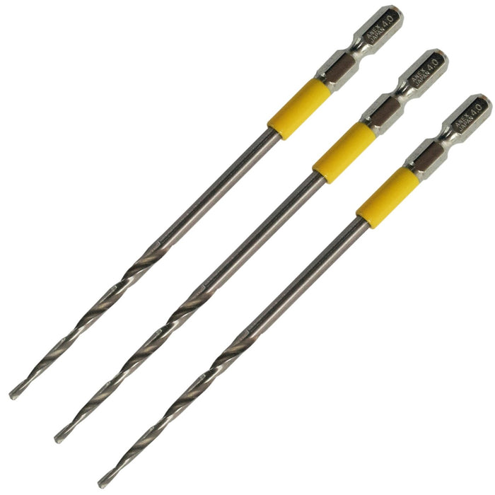 Anex Tool High-Speed Steel Drill Bit Set Colored 4mm Annex 3-Piece ACK3-040