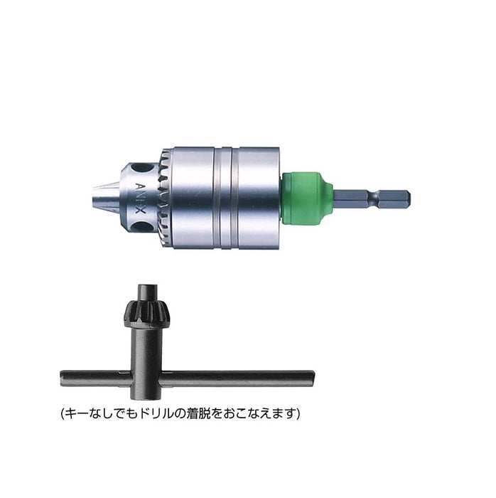 Anex Hybrid Type Drill Chuck Keyless 1.5-10mm Anex AKL-200 Tool