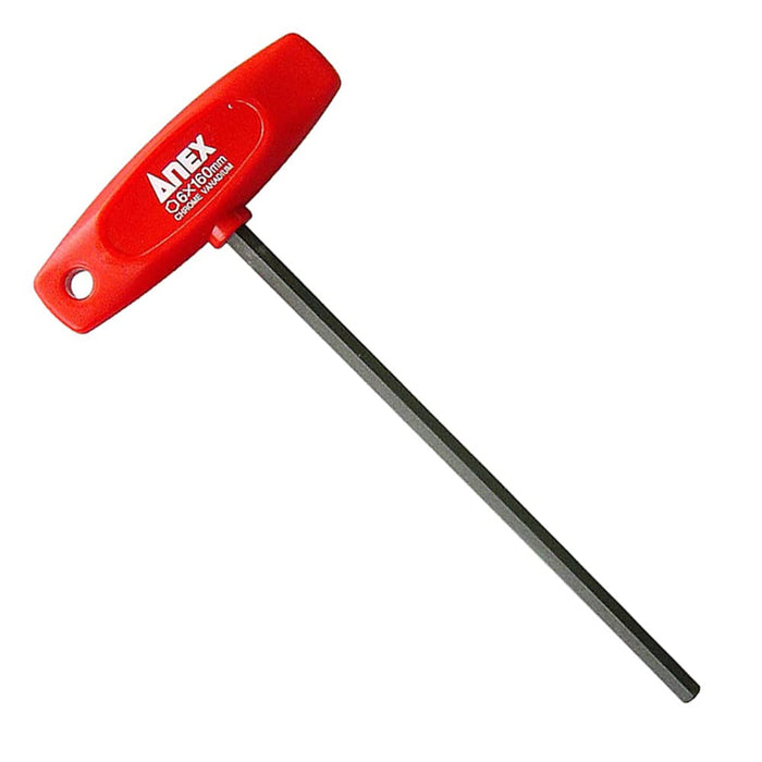 Anex Hexagonal Driver T-Handle Wrench 6mm x 160 Tool No.3200