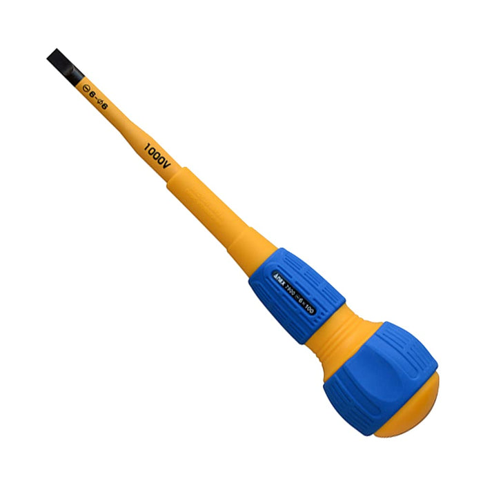Anex 1000V Slim Tip Driver - Anex - Insulated Tools No.7900-6×100-Kiichin - The #1 Place for Japanese Goods in Your Hand!