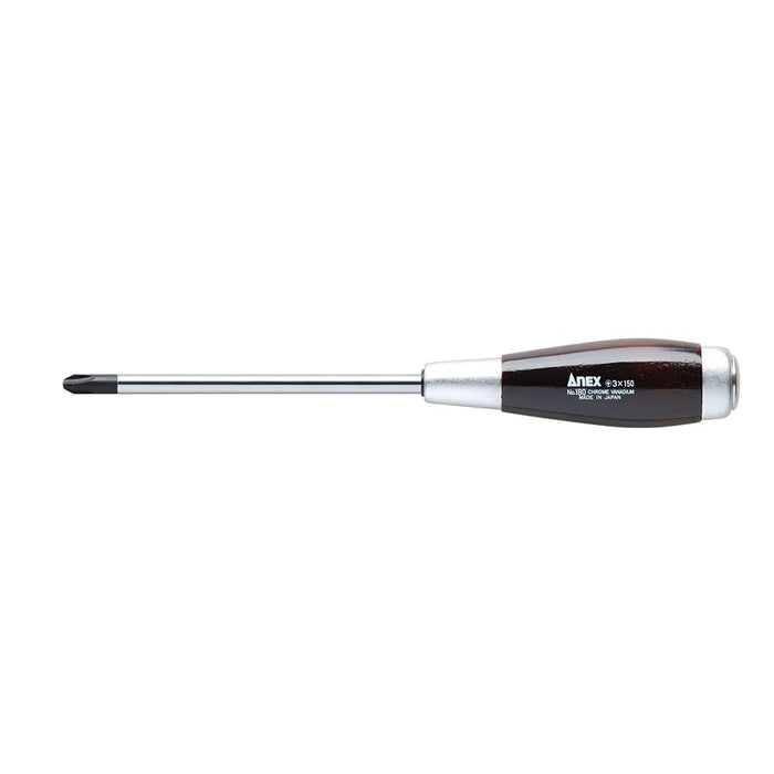 Anex Hyper Type Anex +3 X 150 Penetrating Driver with Wooden Handle Tool No. 180