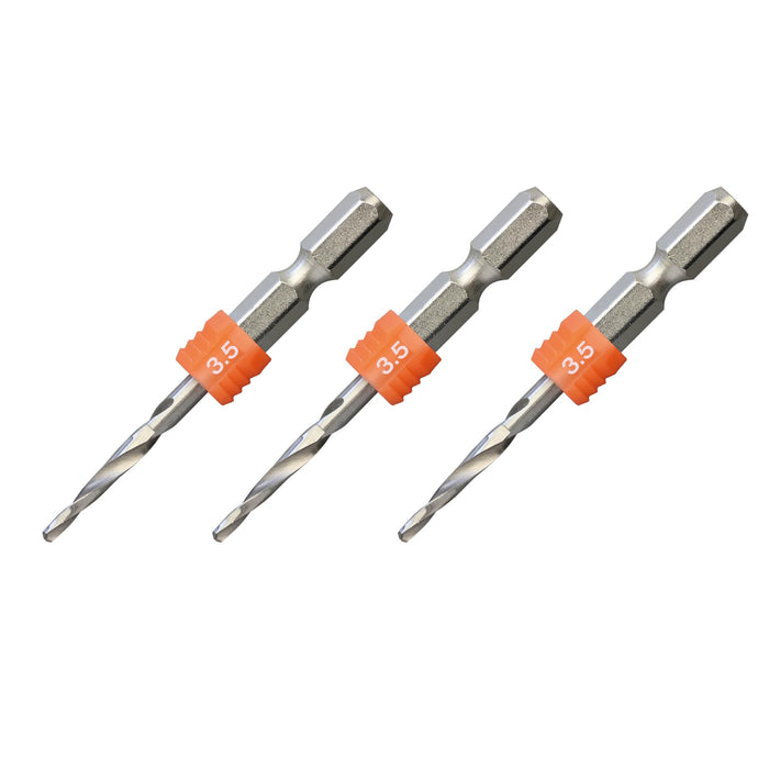 Anex Short 3-Piece 3.5mm Grip Drill Bit Set - Anex Tool AGKS3-035