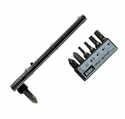 Anex Ratchet Driver Offset Type 7 Bit Set Anex No.417 Anex Tool