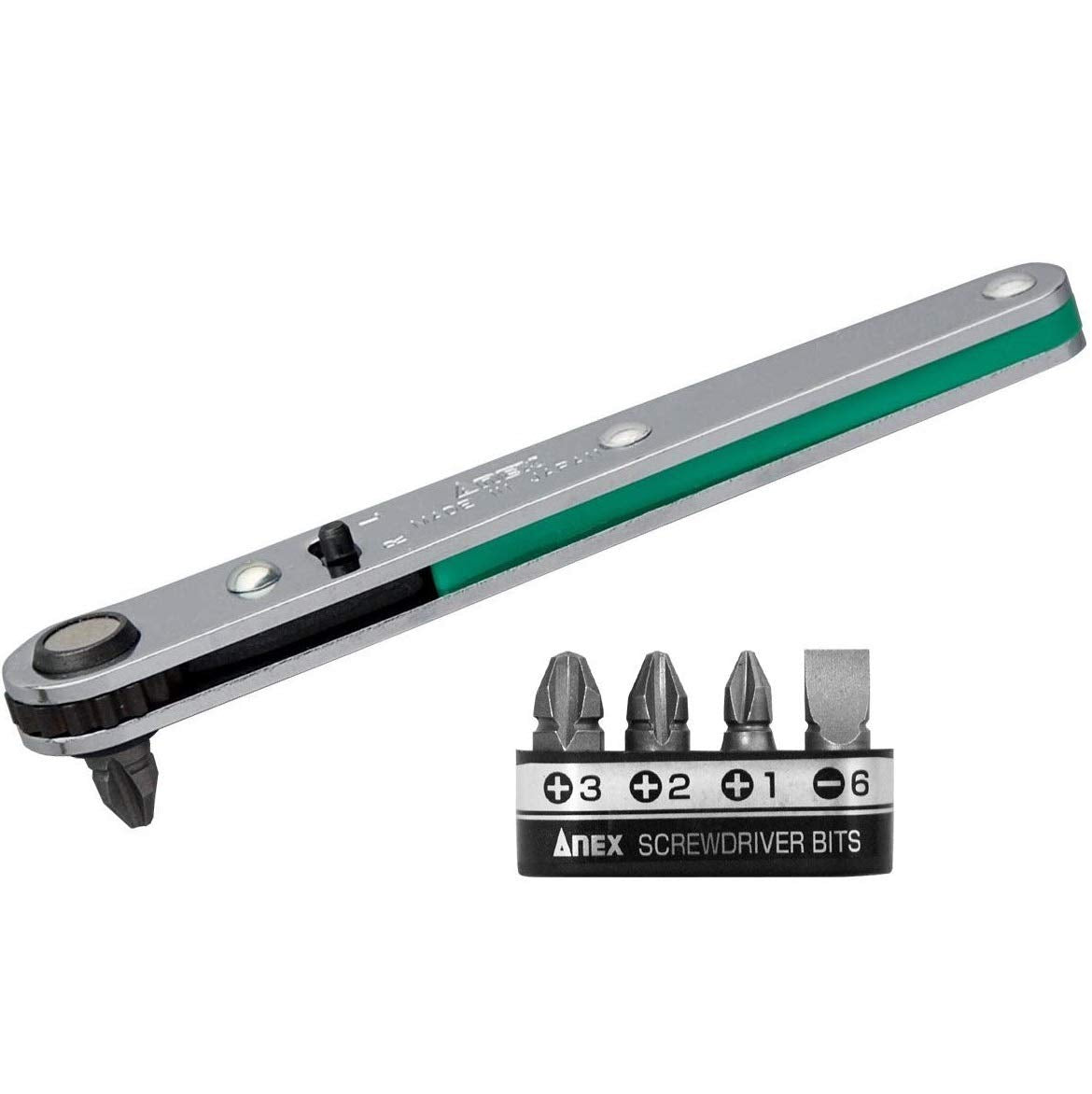 Anex Ultra Thin Offset Ratchet Driver Bit Set (5 Pcs) Annex Tool No.42