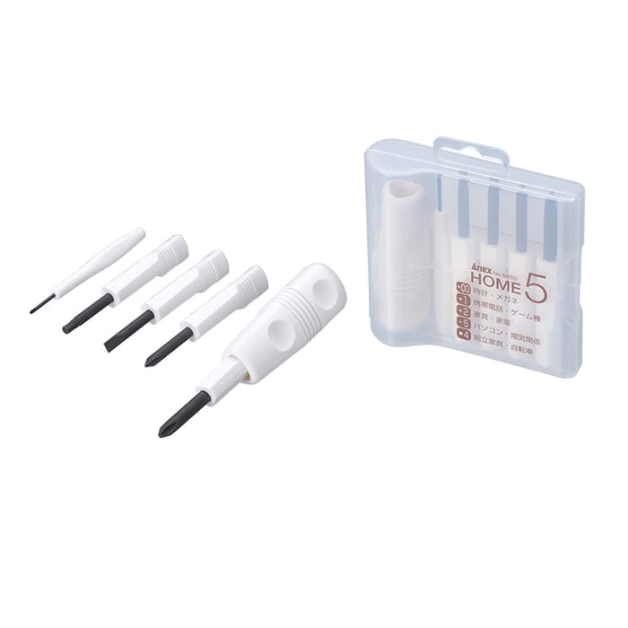 Anex 5-Piece Screwdriver Set for Home Use No.5850 Anex Tool