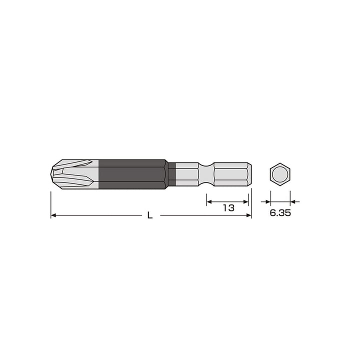 Anex - 单头彩色钻头 +4x65 工具 Acm1-4065 型号