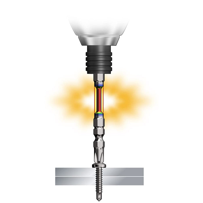 Anex Long Tough Double Head Bit +2x65 10 Pieces Art-14M