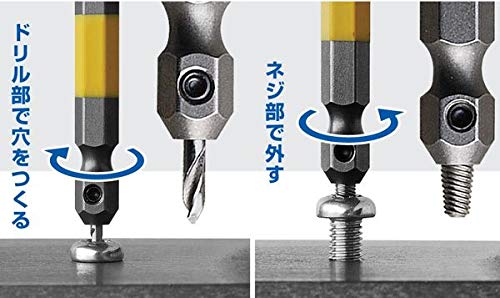 Anex Screw Removal Bit Set M2.5~5 Tanned 2 Pieces - Anh-S1