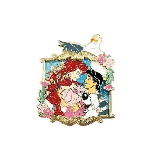 Marimocraft Ariel and Eric Collection Pin Badge Disney-Themed Accessory-Kiichin - The #1 Place for Japanese Goods in Your Hand!