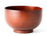 Asahi Koyo Japanese Style Wood Grain Soup Bowl Reddish Brown Dishwasher Safe-Kiichin - The #1 Place for Japanese Goods in Your Hand!