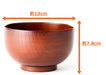 Asahi Koyo Japanese Style Wood Grain Soup Bowl Reddish Brown Dishwasher Safe-Kiichin - The #1 Place for Japanese Goods in Your Hand!