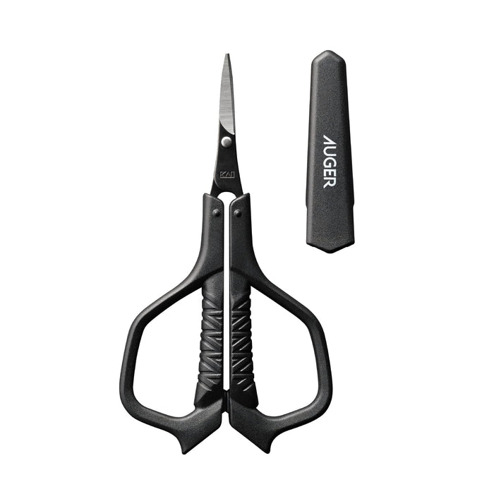 Auger Men's Makeup Scissors for Eyebrows with Thin Blade by Kai Corporation