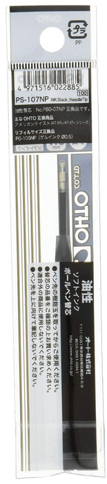 Ohto Black Ballpoint Pen Refill Oil-Based 0.7mm Pack of 5