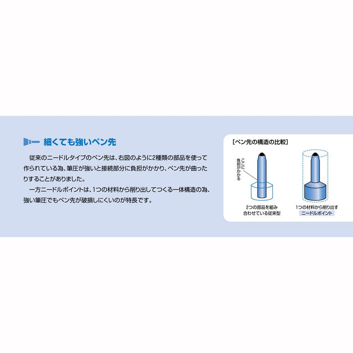 Ohto 0.7 毫米黑色油性原子筆筆芯 5 支裝 No.177Np