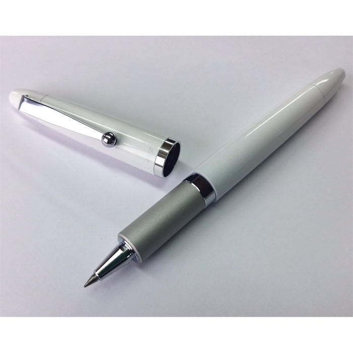 Ohto Jazz CB-13J-WT White Ballpoint Pen - Water Based Ink