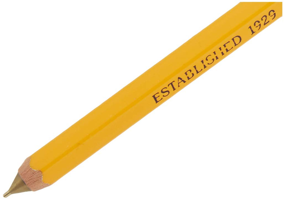 Ohto APS-280 Mechanical Pencil with Wooden Shaft and Eraser Yellow