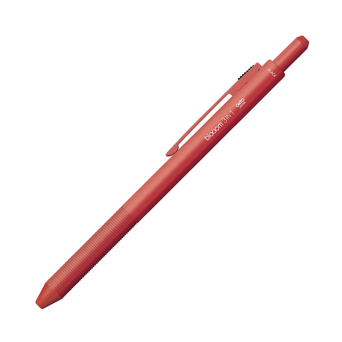 Ohto Bloom 3In1 Multifunctional Pen in Fade Red - Model MF-25B3-RD