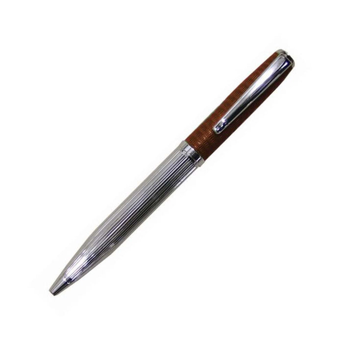 Ohto Brown Leather Ballpoint Pen Oil-Based Lbp-10Bt