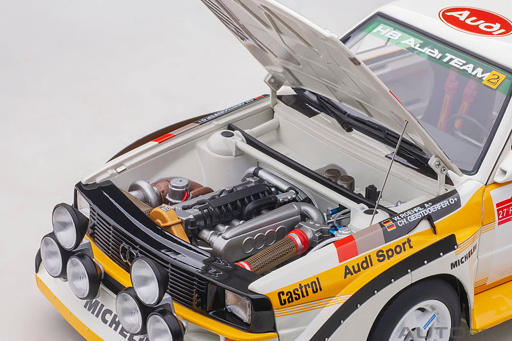 Autoart Audi Sport Quattro S1 WRC 1985 Sanremo Rally Winner 1/18 Scale Model 88503