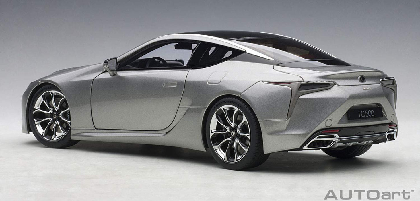 Autoart 1/18 Lexus LC500 Titanium Silver/Dark Rose-Kiichin - The #1 Place for Japanese Goods in Your Hand!
