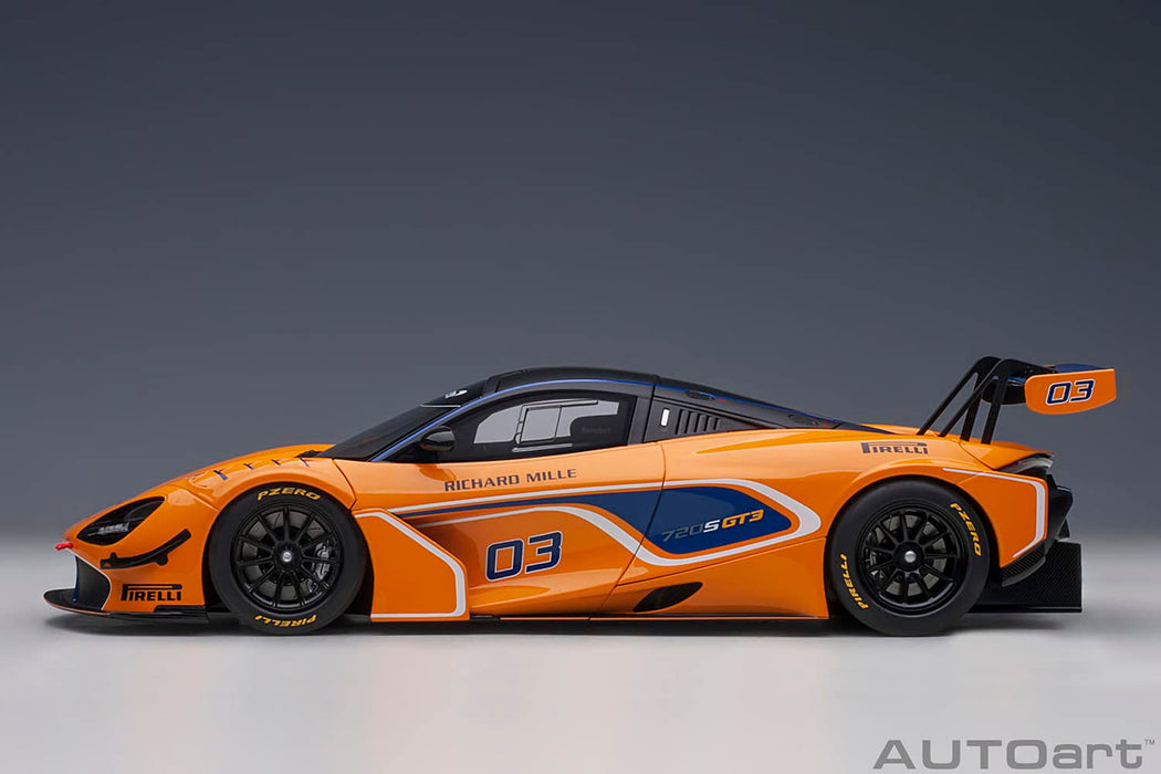 Autoart 1/18 麥克拉倫 720S GT3#03 橘色 81942