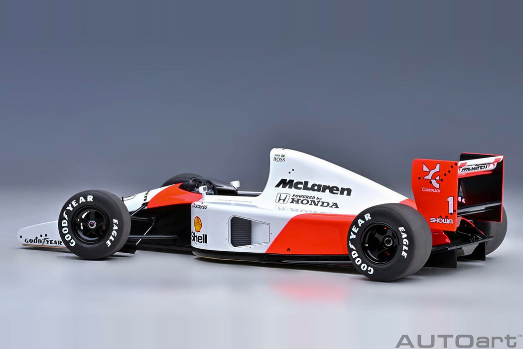 Autoart 1/18 Scale Honda McLaren GP 1991 Ayrton Senna Model with Logo