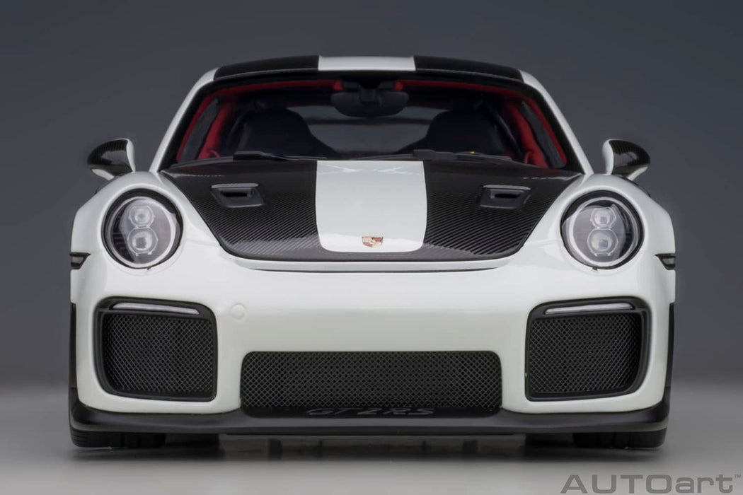 Autoart 1/18 Porsche 911 GT2 RS Weissach Pkg White/Carbon 78171