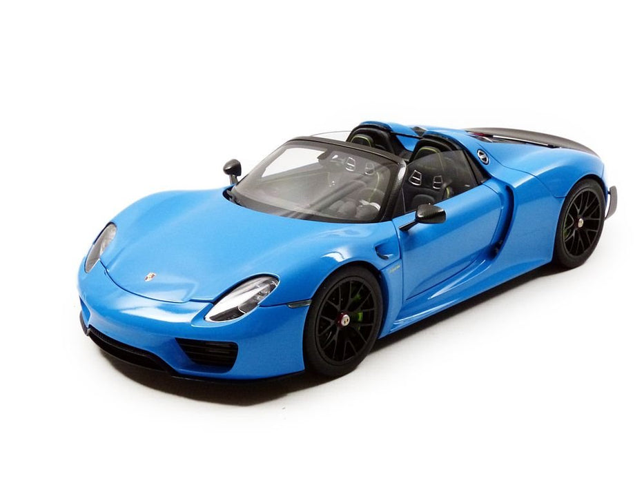 Autoart 1/18 保時捷 918 Spyder Beissach 淺藍色