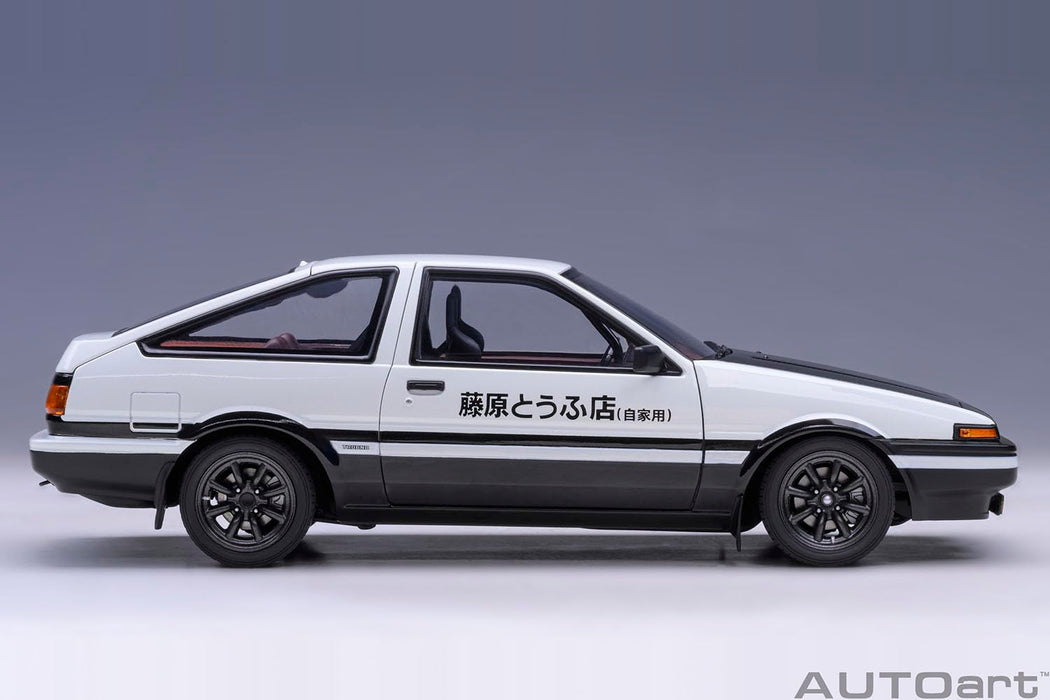 Autoart 1/18 Scale Toyota Sprinter Trueno AE86 Initial D Project D Final Version