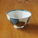 Awasaka Blue Dotted Rice Bowl Brush Design-Kiichin - The #1 Place for Japanese Goods in Your Hand!
