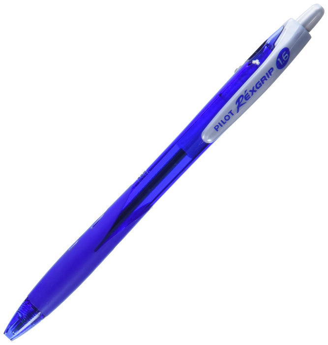 Pilot Blue Rex Grip 原子筆，附 1.6 毫米筆尖 - 型號 BRG10BBLL