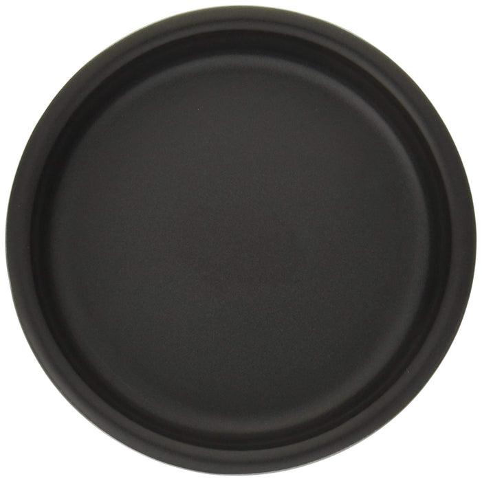 Santo Banko Ware Ajillo Pot - Large 14cm Black Ceramic Microwave Safe Japan Made