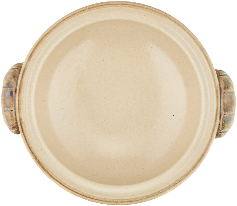 Santo Banko Ware 17cm Clay Pot Oribe Arabesque Flame & Oven Safe Japan Made-Kiichin - The #1 Place for Japanese Goods in Your Hand!