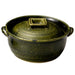 Santo Banko Ware Deep Clay Pot No. 4 13cm Oribe 11334 for One Person-Kiichin - The #1 Place for Japanese Goods in Your Hand!