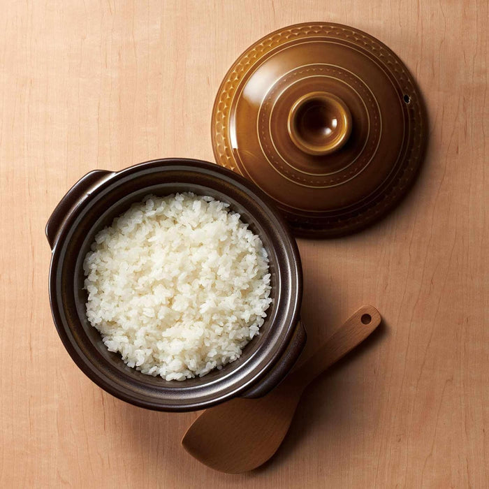 Santo Banko Ware Earthenware Pot 2400Ml Size 9 | Microwave & Oven Safe Japan