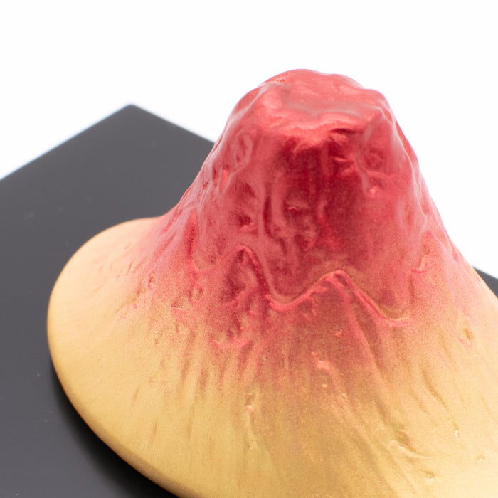 Santo Banko Ware Mount Fuji Ornament Red Interior Decor 14514