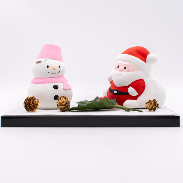 Santo Banko Ware Mini Ornament - Japanese Seasonal Series December Christmas Decor