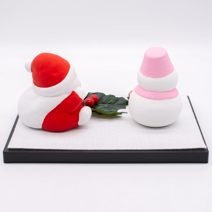 Santo Banko Ware Mini Ornament - Japanese Seasonal Series December Christmas Decor