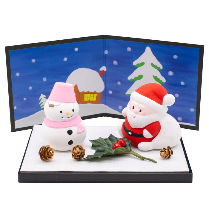 Santo Banko Ware Mini Ornament - Japanese Seasonal Series December Christmas Decor