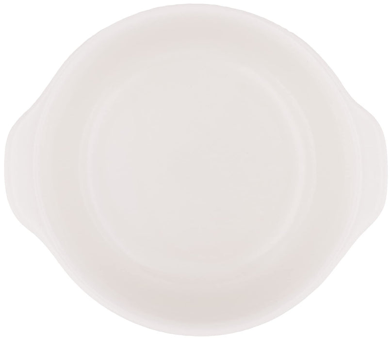 Santo Banko Ware Oven-Safe White Soup Plate 13cm Microwave-Safe Ceramic