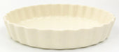 Santo Large White Banko Ware Quiche Gratin Dish 19.5Cm Oven & Microwave Safe-Kiichin - The #1 Place for Japanese Goods in Your Hand!