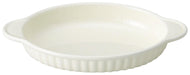 Santo Banko Ware Cream Gratin Dish 29Cm Oven & Microwave Safe Made in Japan-Kiichin - The #1 Place for Japanese Goods in Your Hand!