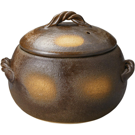Santo Banko Ware Rice Cooker: 3 Gou Glazed Clay Pot Microwave & Dishwasher Safe-Kiichin - The #1 Place for Japanese Goods in Your Hand!