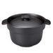 Santo Rice Cooker 3 Cups 1600Ml Banko Ware Microwave Oven Safe Black Japan-Kiichin - The #1 Place for Japanese Goods in Your Hand!
