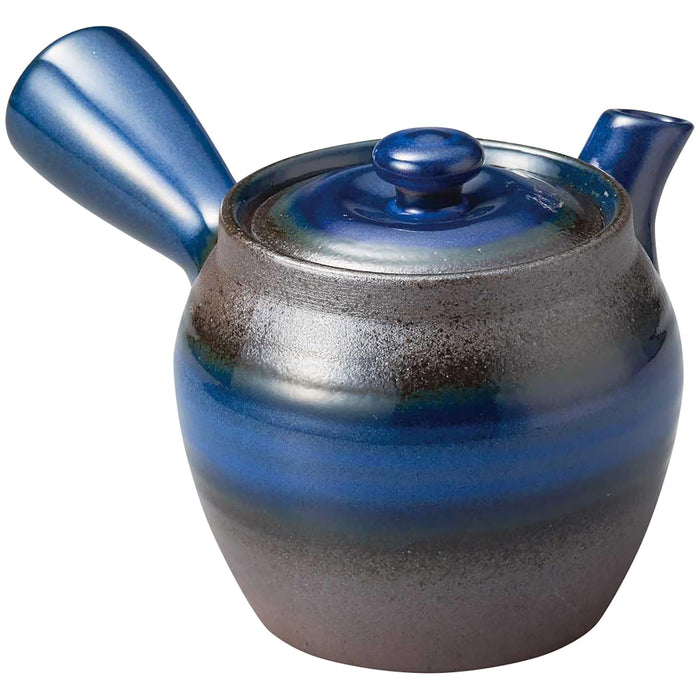 Santo Banko Ware Teapot for Two - 350ml Vase Shape Sea Cucumber Glaze