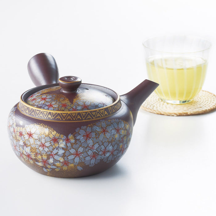 Santo 300ml Banko Ware Teapot Kutani Painting for Two - Japanese Design