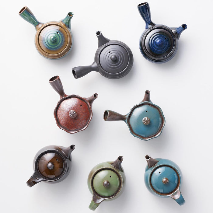 Santo Banko Ware Teapot - 330ml Sea Cucumber Glaze Made in Japan