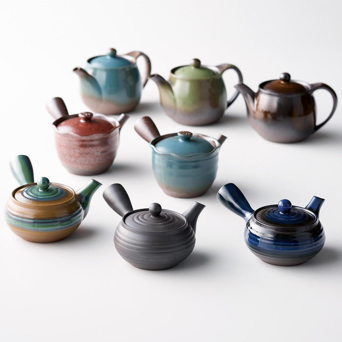 Santo Banko Ware Teapot - 330ml Sea Cucumber Glaze Made in Japan